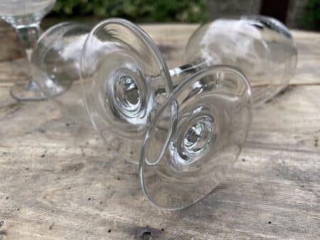 6 x 19e eeuwse hand gegraveerd Wijnglazen Glazen - Afbeelding 10