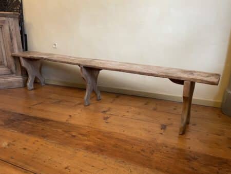 Lange Bank Kerkbank Kastanjehout 209 cm. - Afbeelding 14