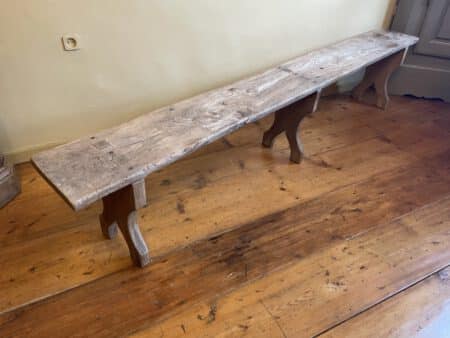 Lange Bank Kerkbank Kastanjehout 209 cm. - Afbeelding 15
