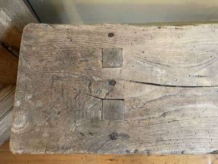 Lange Bank Kerkbank Kastanjehout 209 cm. - Afbeelding 8