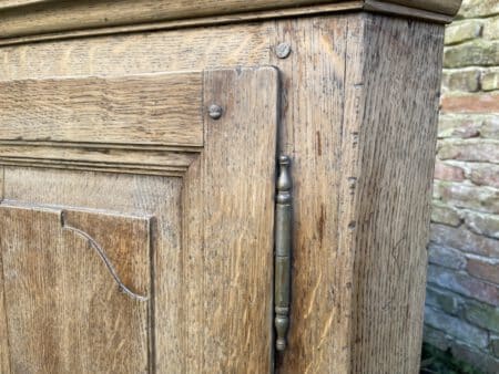 Hoekkast eiken 19e eeuws - Afbeelding 9