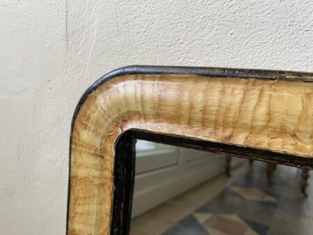 Spiegeltje Louis Philippe Geel 48.5 cm. - Afbeelding 3