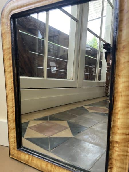 Spiegeltje Louis Philippe Geel 48.5 cm. - Afbeelding 9
