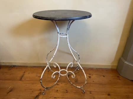 Tafel Art Nouveau 1890 met Faux Marbre Handgesmeed - Afbeelding 11