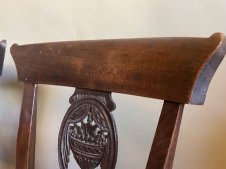 2 x Stoelen Directoire 1850 - Afbeelding 9