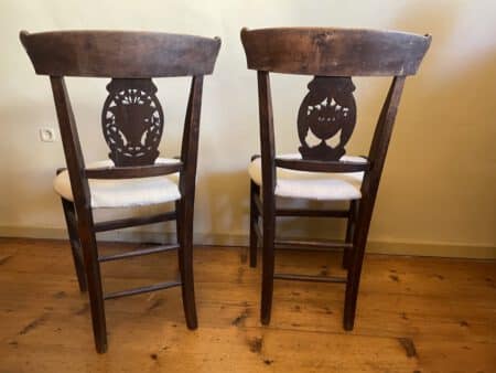 2 x Stoelen Directoire 1850 - Afbeelding 3