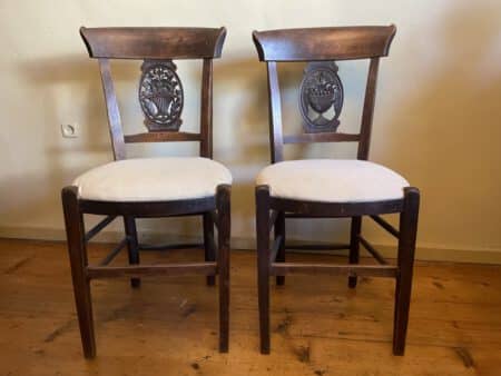 2 x Stoelen Directoire 1850 - Afbeelding 15