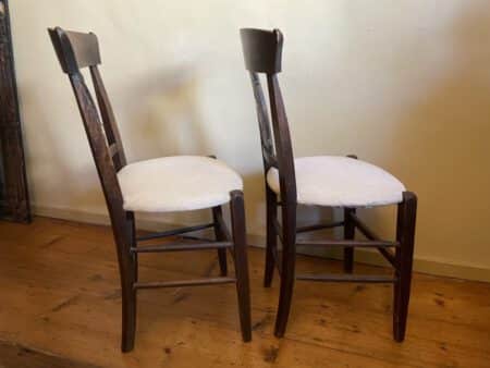 2 x Stoelen Directoire 1850 - Afbeelding 4