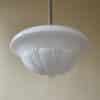 Lamp Hanglamp art deco 1930 witte bol ufo vorm - Afbeelding 3