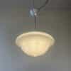 Lamp Hanglamp art deco 1930 witte bol ufo vorm - Afbeelding 9