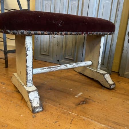 Voetenbankje Bankje Krukje Voetensteun 19e eeuws