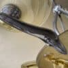 Plafondlamp Lamp  Art Deco 1930 Gele Schalen met Zeemeerminnen - Afbeelding 18