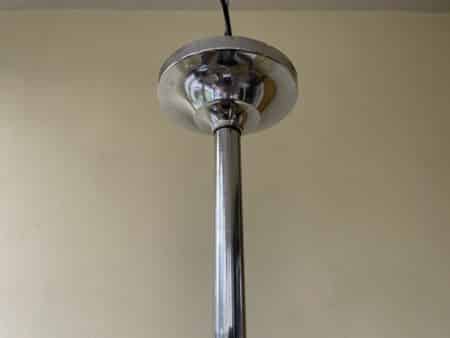 Plafondlamp Lamp  Art Deco 1930 Gele Schalen met Zeemeerminnen - Afbeelding 6