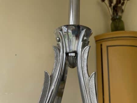 Plafondlamp Lamp  Art Deco 1930 Gele Schalen met Zeemeerminnen - Afbeelding 7