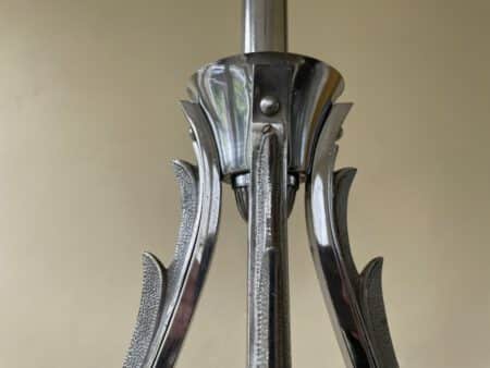 Plafondlamp Lamp  Art Deco 1930 Gele Schalen met Zeemeerminnen - Afbeelding 8