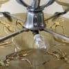 Plafondlamp Lamp  Art Deco 1930 Gele Schalen met Zeemeerminnen - Afbeelding 11