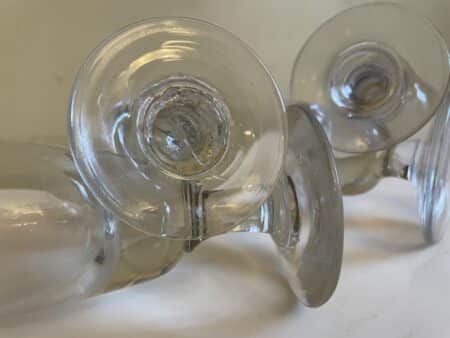 4 x 19e eeuws Glazen Absinth Wijnglazen - Afbeelding 8