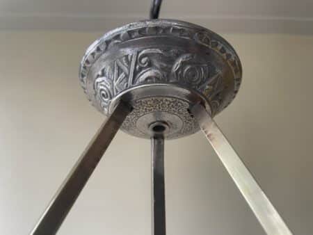 Lamp Hanglamp Schaallamp art deco 1930 - Afbeelding 3