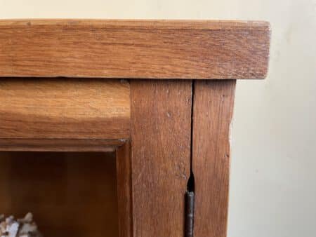 (Hang)Vitrinekastje Schoolkastje Verzamelkastje Art Deco - Afbeelding 6