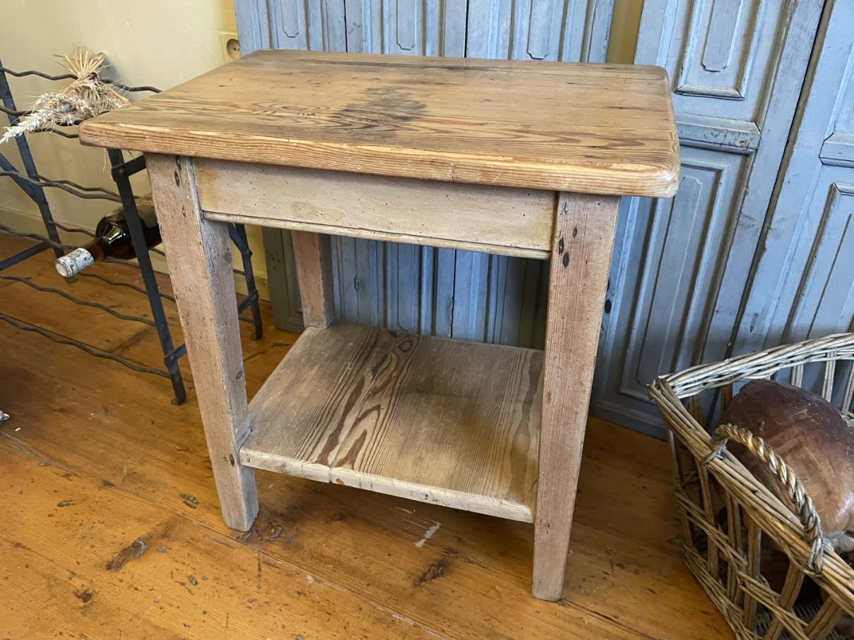 Tafeltje Bijzettafeltje dubbel plateau - Afbeelding 3