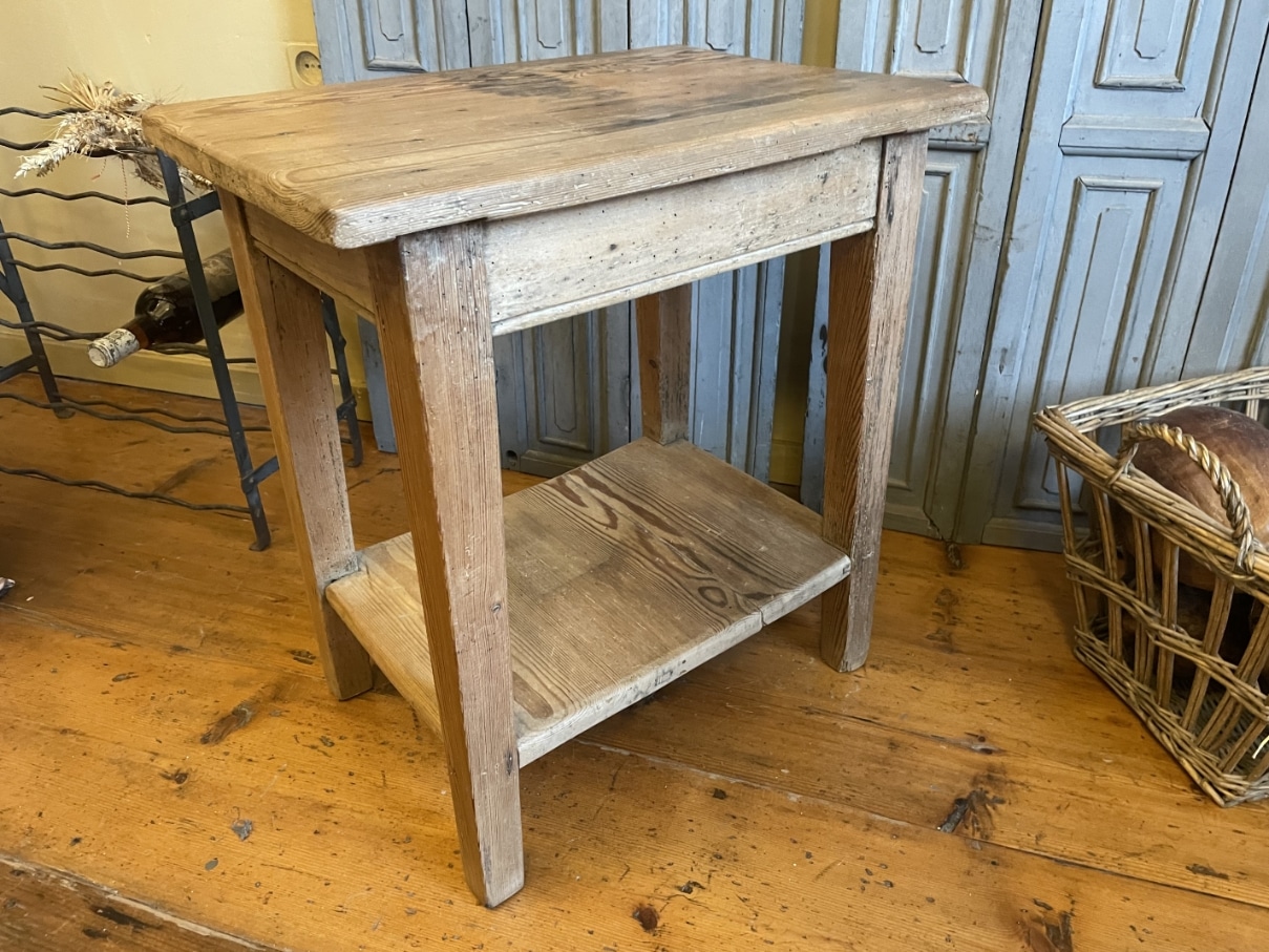 Tafeltje Bijzettafeltje dubbel plateau - Afbeelding 6