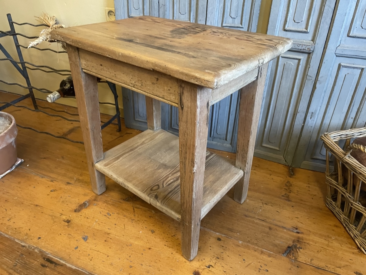 Tafeltje Bijzettafeltje dubbel plateau - Afbeelding 7