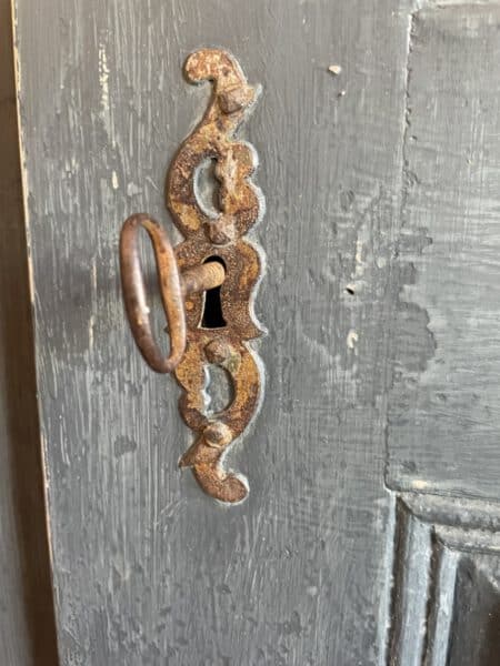 18e eeuwse Hoge Kast Kledingkast Keukenkast 240 cm. - Afbeelding 5