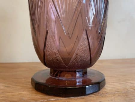 Vaas Art Deco Val Saint Lambert/Luxval - Afbeelding 3