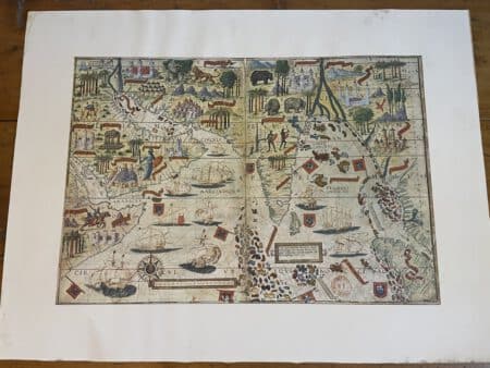 Klaptafel Bijzettafel Faux Bamboe - Afbeelding 24