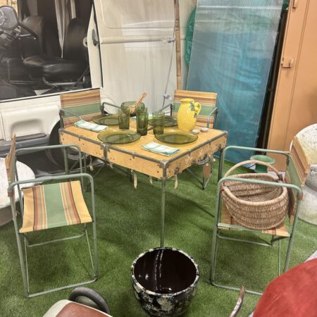 Picknick Koffer Tafel Kiss Ply jaren 50 voor Tubauto - Afbeelding 16
