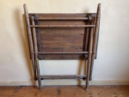 Klaptafel Bijzettafel Faux Bamboe - Afbeelding 4