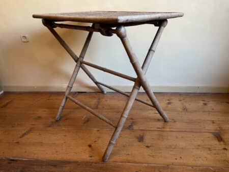 Klaptafel Bijzettafel Faux Bamboe - Afbeelding 6