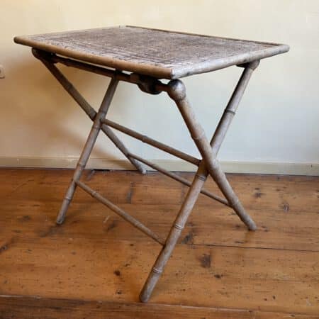 Klaptafel Bijzettafel Faux Bamboe
