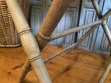Klaptafel Bijzettafel Faux Bamboe - Afbeelding 11