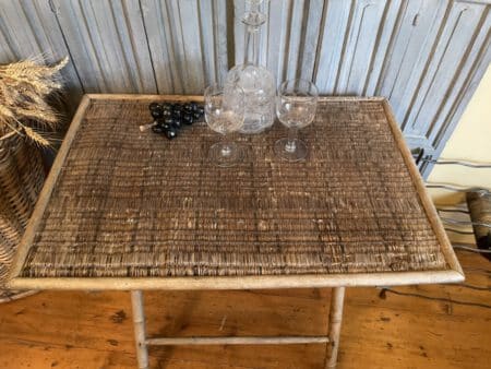 Klaptafel Bijzettafel Faux Bamboe - Afbeelding 3