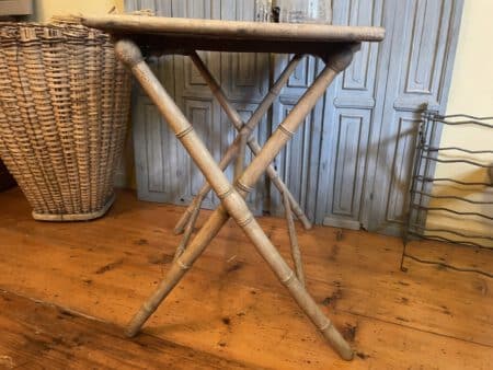 Klaptafel Bijzettafel Faux Bamboe - Afbeelding 5