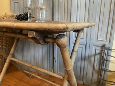 Klaptafel Bijzettafel Faux Bamboe - Afbeelding 7