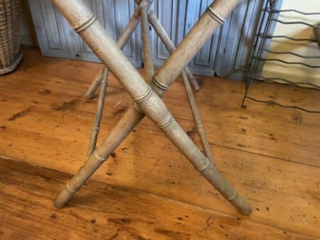 Klaptafel Bijzettafel Faux Bamboe - Afbeelding 9