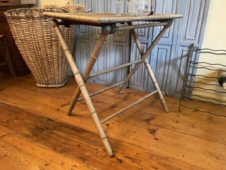 Klaptafel Bijzettafel Faux Bamboe - Afbeelding 10