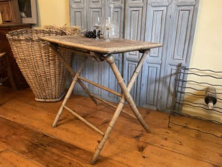 Klaptafel Bijzettafel Faux Bamboe