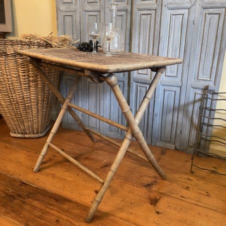Klaptafel Bijzettafel Faux Bamboe
