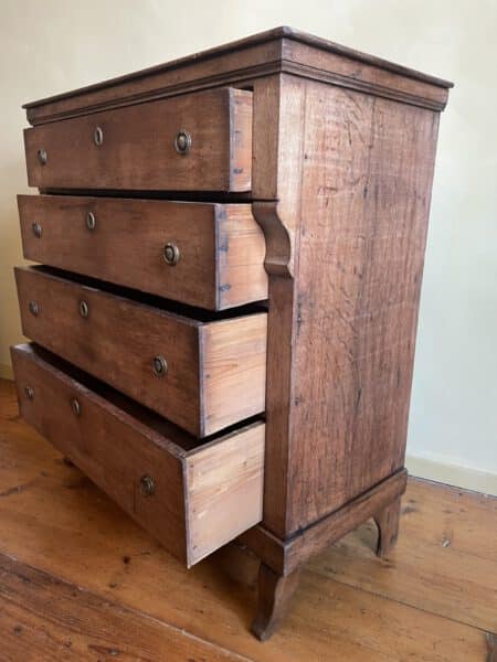 19e eeuws Oud Hollandse Ladenkast Commode Shabby Chic - Afbeelding 9