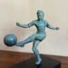 Beeldje Voetbalspeler Art Deco 1930 - Afbeelding 2