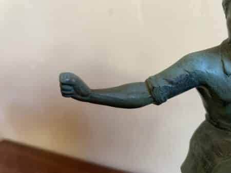 Beeldje Voetbalspeler Art Deco 1930 - Afbeelding 5