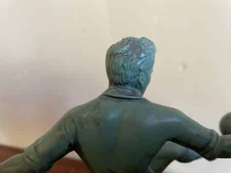 Beeldje Voetbalspeler Art Deco 1930 - Afbeelding 7