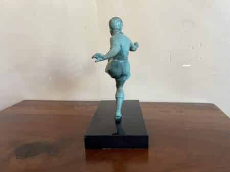 Beeldje Voetbalspeler Art Deco 1930 - Afbeelding 8