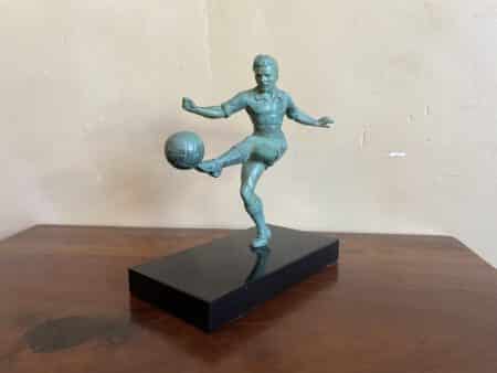 Beeldje Voetbalspeler Art Deco 1930