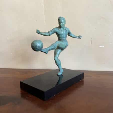 Beeldje Voetbalspeler Art Deco 1930 (gereserveerd)