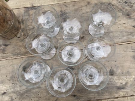 9 x Feestelijke Champagne Coupes Glazen - Afbeelding 7