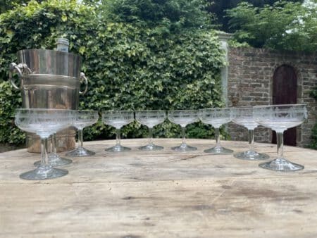 9 x Feestelijke Champagne Coupes Glazen - Afbeelding 9
